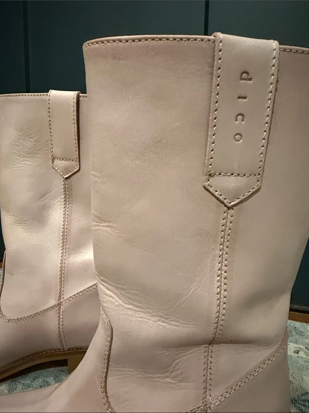 Julia Gaucho Boot in Pink Escovado - Picture 10 of 11
